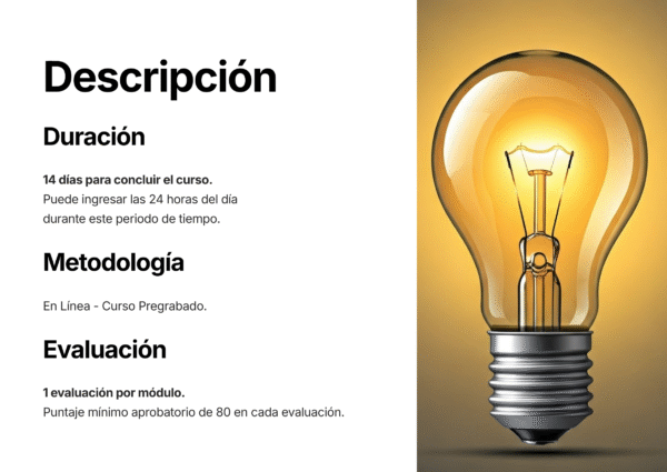 Curso de Seguridad e Higien en el Trabajo - Descripción